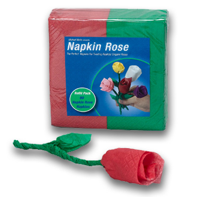 Recharge Napkin Rose (Vert / Rouge)