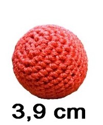 Balle crochetée 3,9 cm (à l'unité)