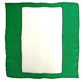 Foulard à la carte 45 x 45 Blanc (18 inch)