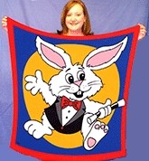 Foulard Lapin Rabbit Silk (112 x 112 cm) 45 inch