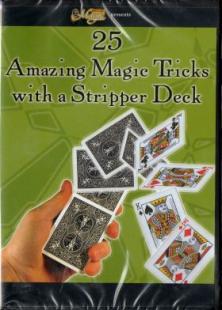 25 Amazing Tricks a stripper deck ( Jeu biseauté)