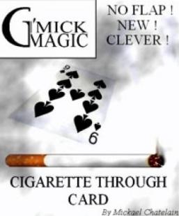 Cigarette through card de Mickael Chatelain