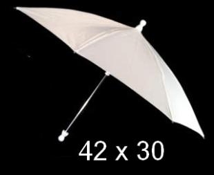 Parapluie a production Blanc