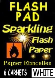 Carnet de papier Flash étincelles (par6)