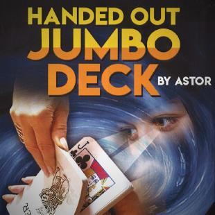 Handed out jumbo deck By Astor Magic