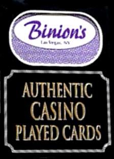 jeu cartes casino binion's  las vegas