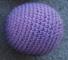 Balle crochetée, muscades Ø 4,2 cm Couleur : Violet