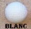 Balle crochetée  muscade Ø 3,2 cm Couleur : Blanc