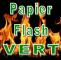 Papier flash Vert (50X20) 1 feuille