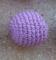 Balle crochetée, muscade Ø 2,7 cm Couleur : Violet