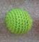 Balle crochetée, muscade Ø 2,7 cm Couleur : Vert granny
