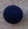 Balle crochetée, muscade Ø 2,7 cm Couleur : Bleu marine