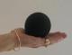 Balle mousse noire Super jumbo 15 cm
